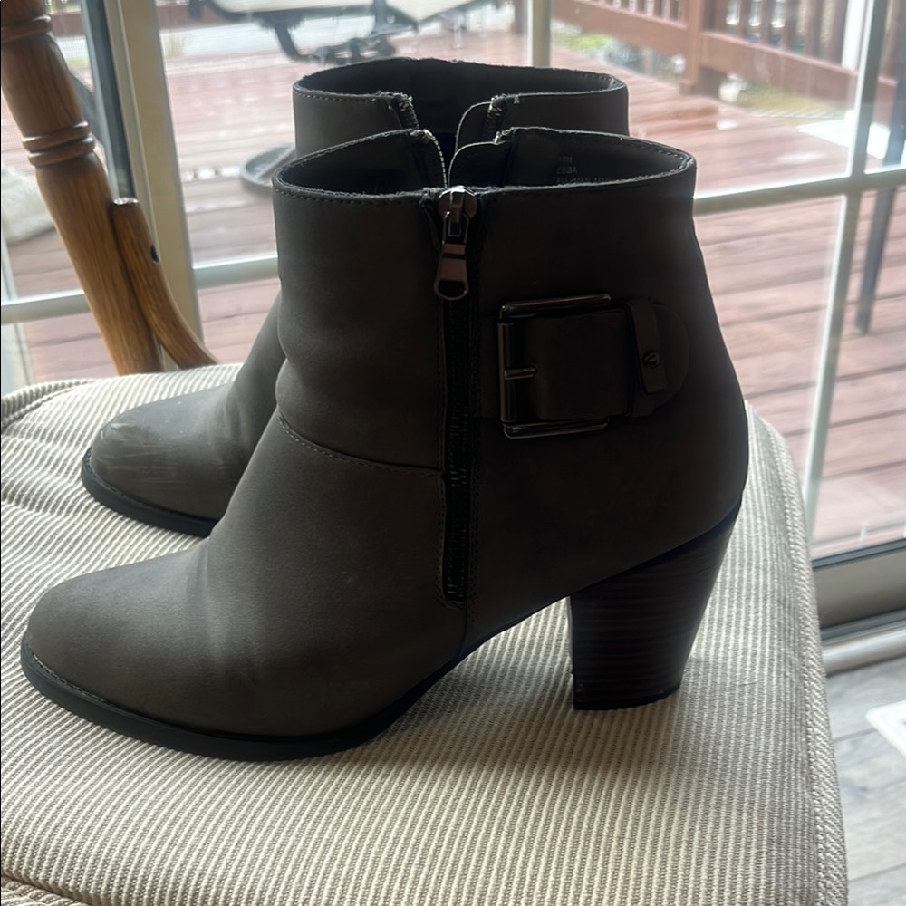 Stylish Gray Ankle Boots